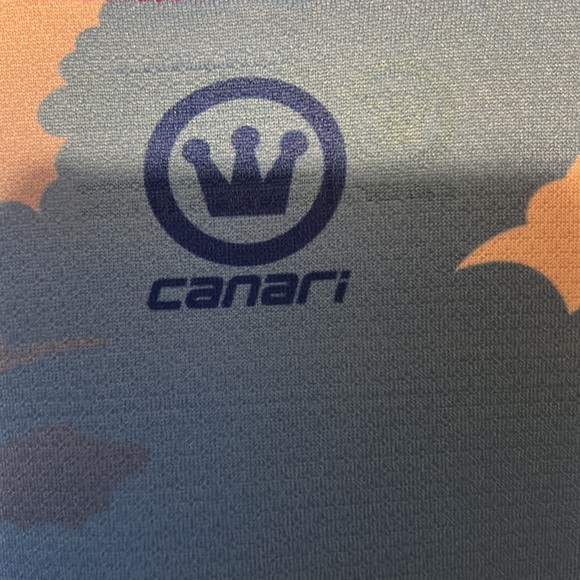 Canari Texas Lone Star Cycling Jersey Size XL Color Blue and Red - Picture 9 of 11